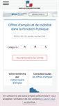 Mobile Screenshot of emploi-collectivites.fr